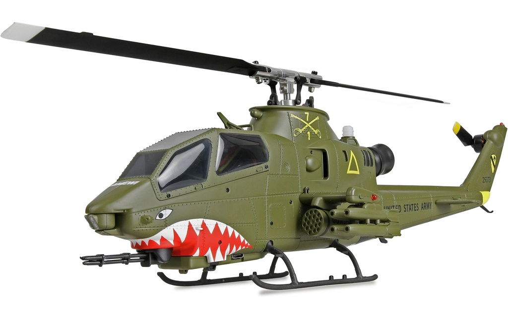 Amewi Hélicoptère Bell AH-1 Cobra Pro GPS 8 canaux RTF