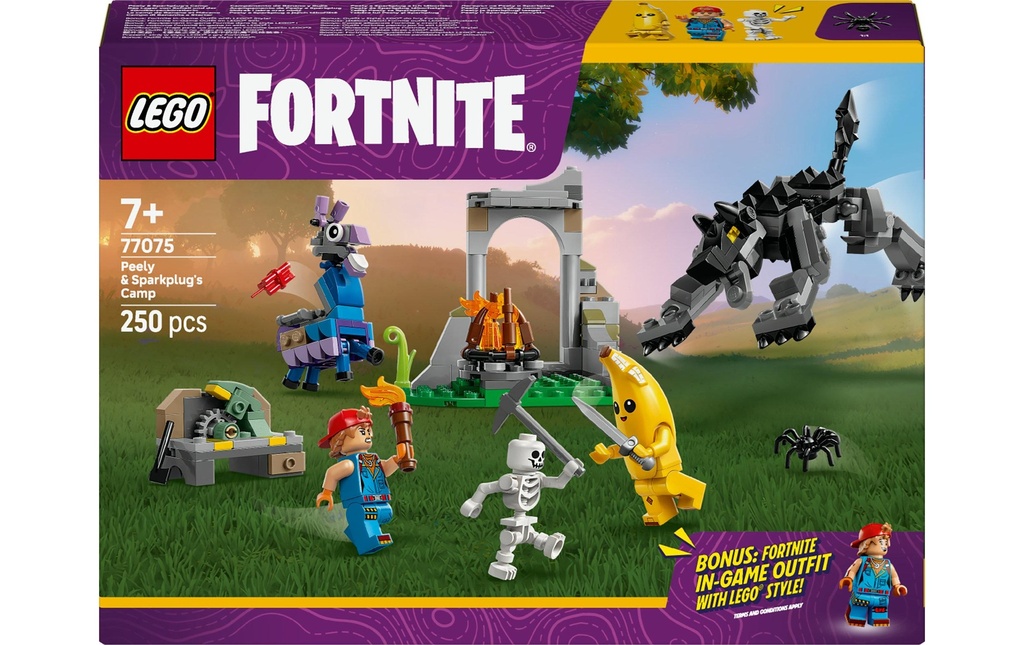 LEGO® Camp Fortnite Chali et artiste de la bougie d'allumage 77075
