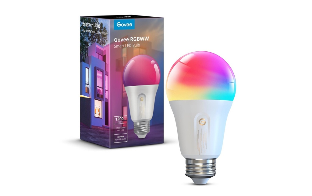Govee Ampoules Smart E27, 2700-6500K, RGBWW