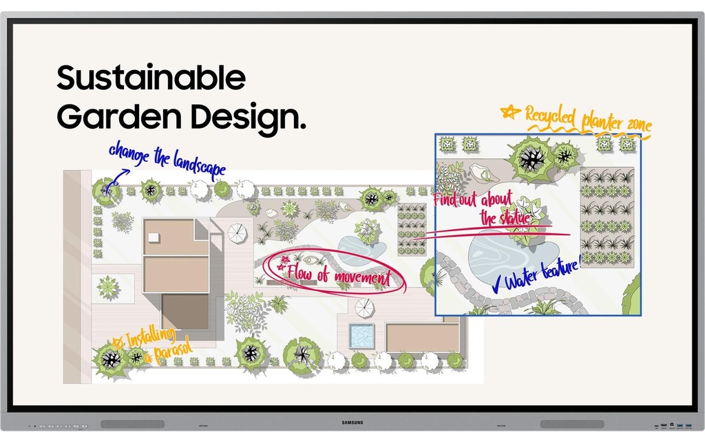 Samsung Écran tactile E-board WE75FX multipoint 75