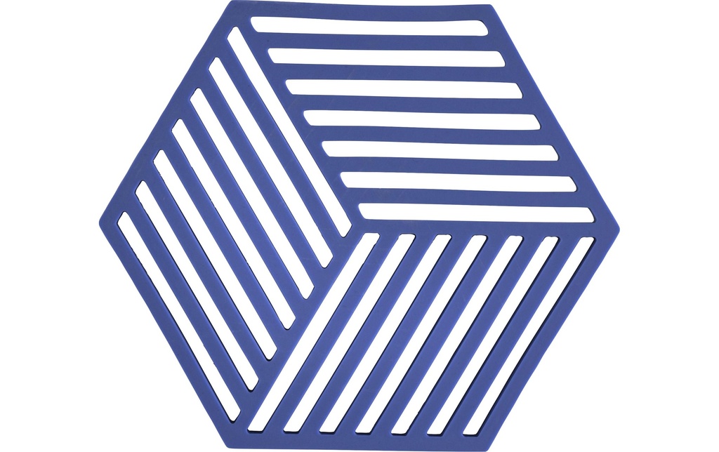 Zone Denmark Dessous de plat Hexagone Bleu foncé