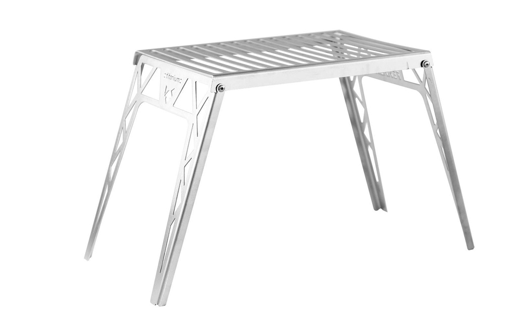 Fennek Grill Grille pliante sur Hobo Premium, Titane