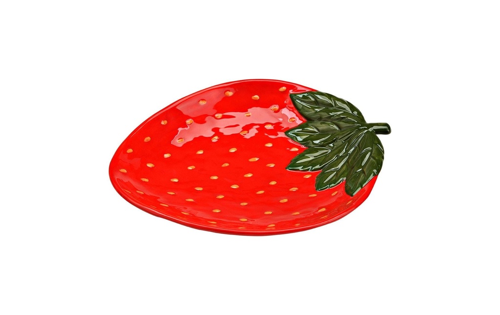 G. Wurm Coupe Fraise 26 cm, 1 Pièce/s, Vert/Rouge