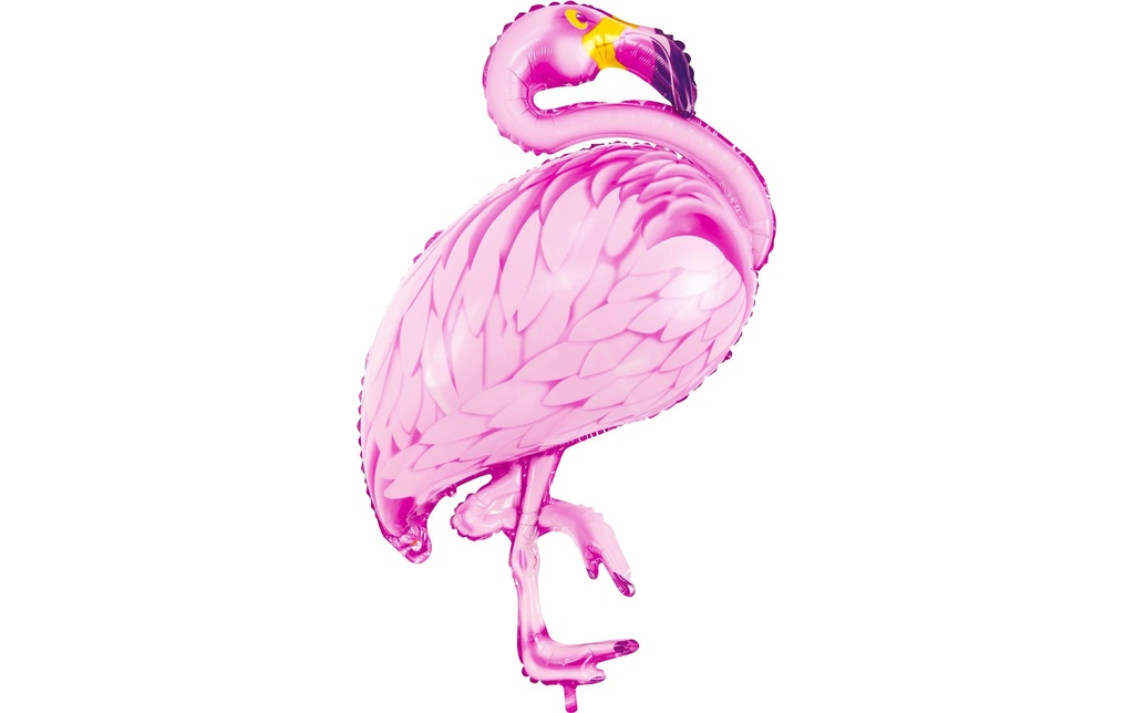 Partydeco Ballon en aluminium Flamingo Rose