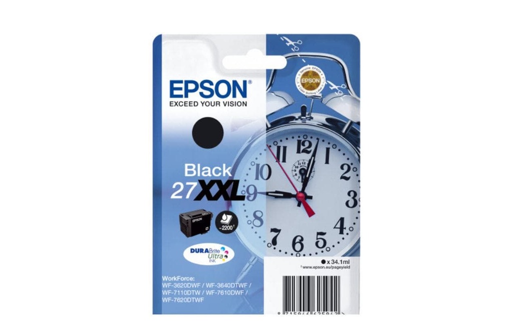 EPSON Epson cart.d'encre 27XXL black