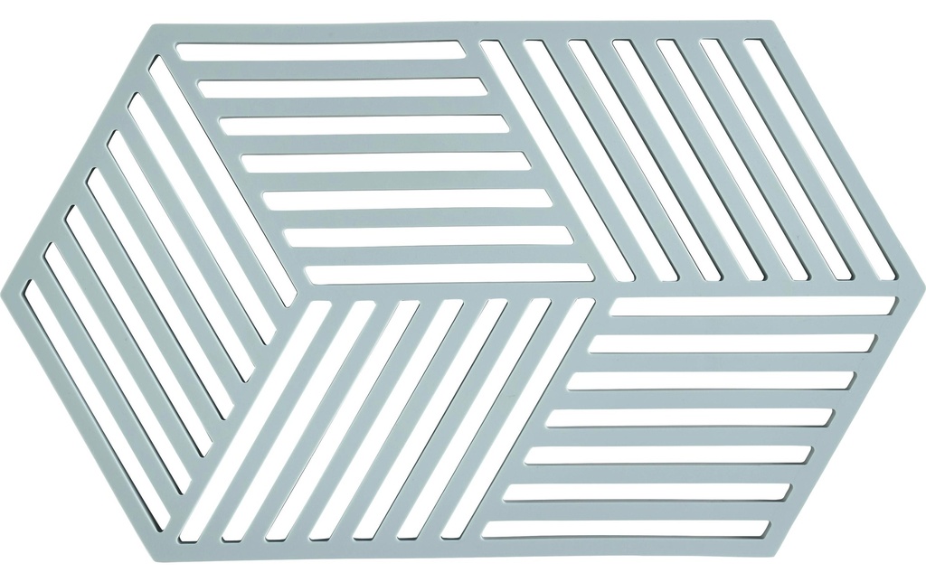 Zone Denmark Dessous de plat Hexagone Bleu clair