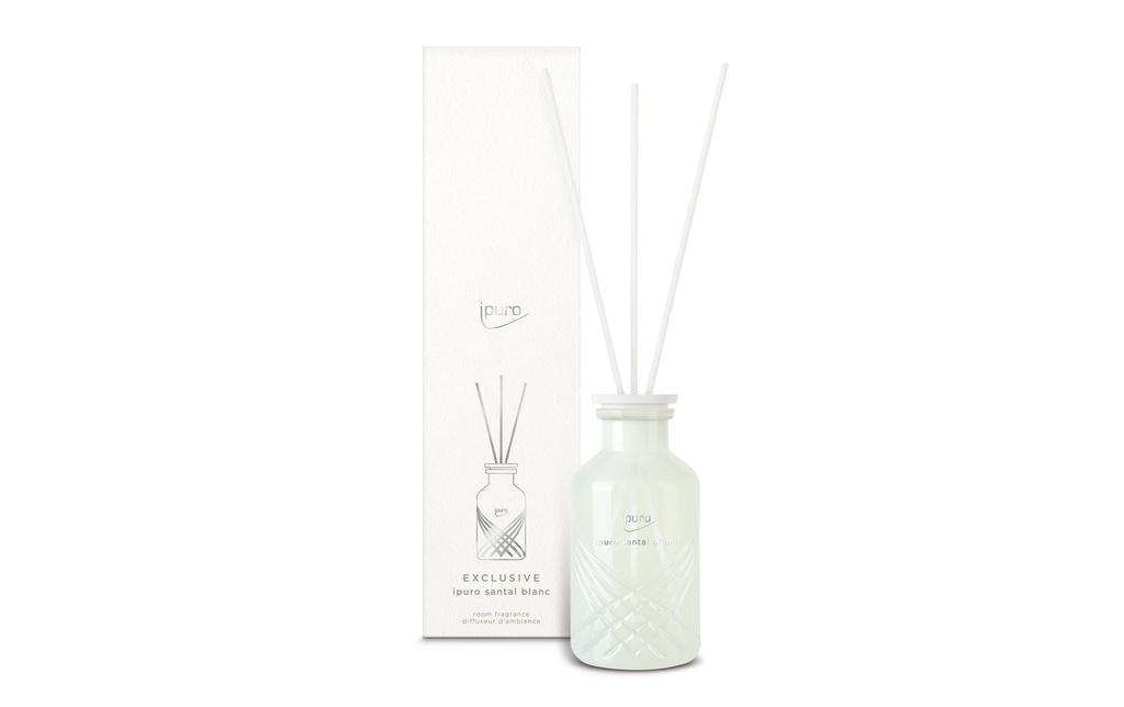 ipuro Bâtonnets parfumés Santal Blanc 240 ml