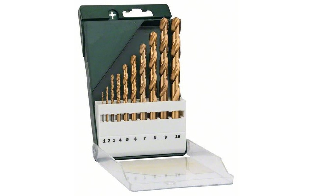 Bosch Kits de forets à métaux HSS-TiN 10 pièces