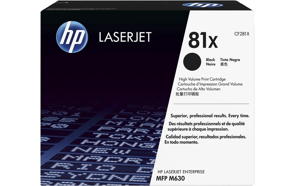 HP HP toner 81X black
