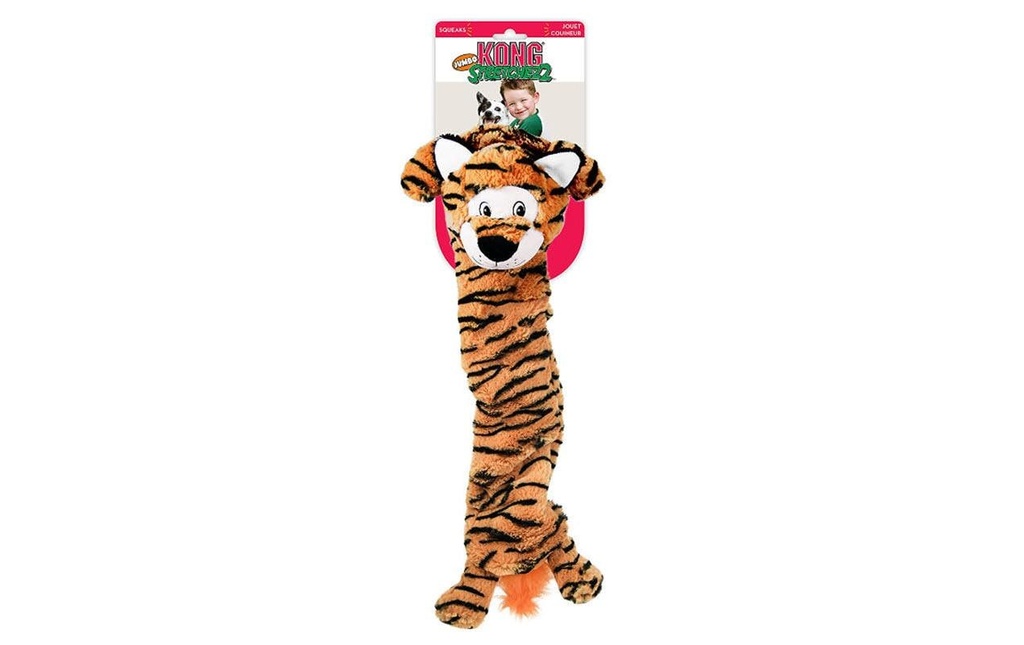 Kong Jouet pour chien Stretchezz Jumbo Tiger X-L