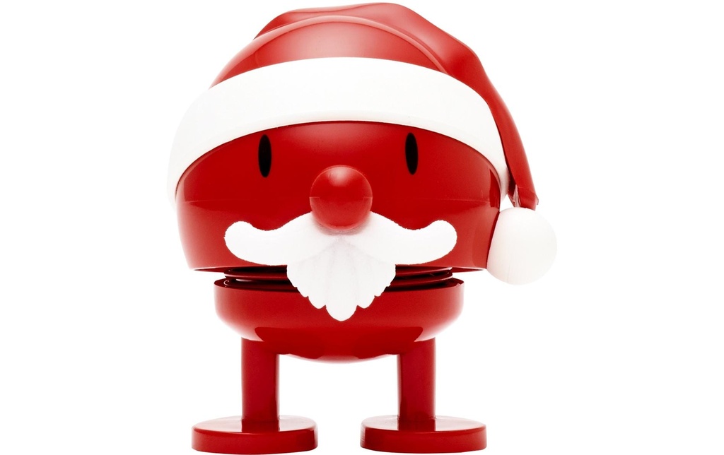 Hoptimist Bumble Santa Claus S 7.2 cm, Rouge/Blanc