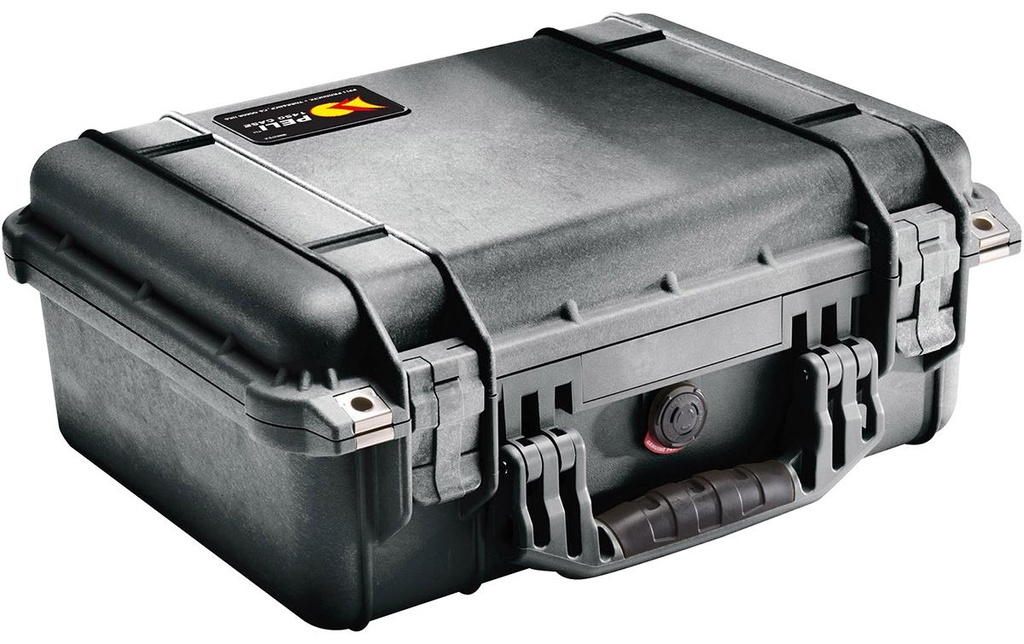 Peli Mallette de protection 1450 sans garniture en mousse, Noir