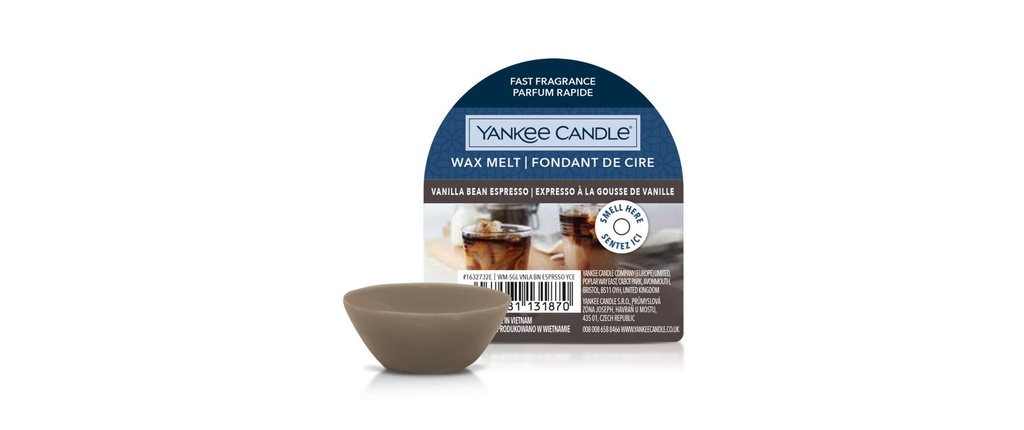 Yankee Candle Signature Plaquettes de cire parfumées Vanilla Bean Espresso
