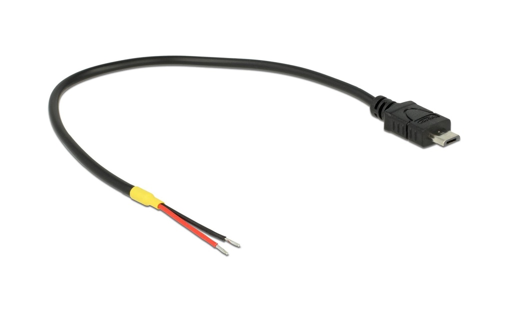 Delock Câble électrique USB  Micro-USB B - Ouvert 0.2 m