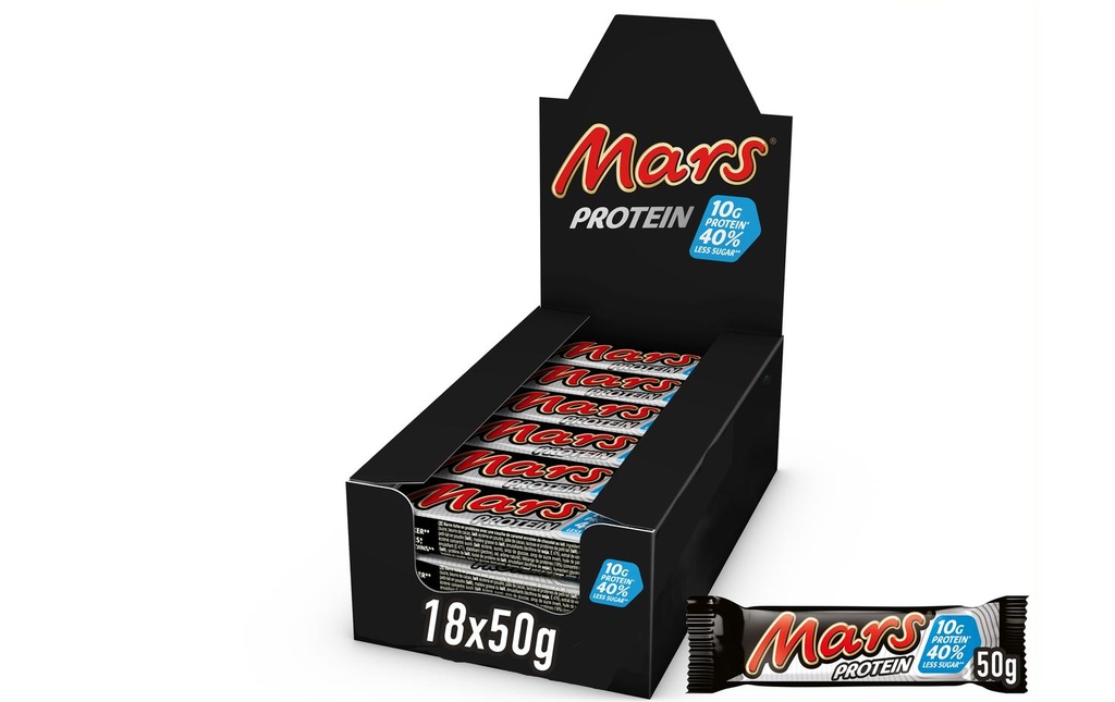 Mars Boîte de barres protéinées 18 x 50 g