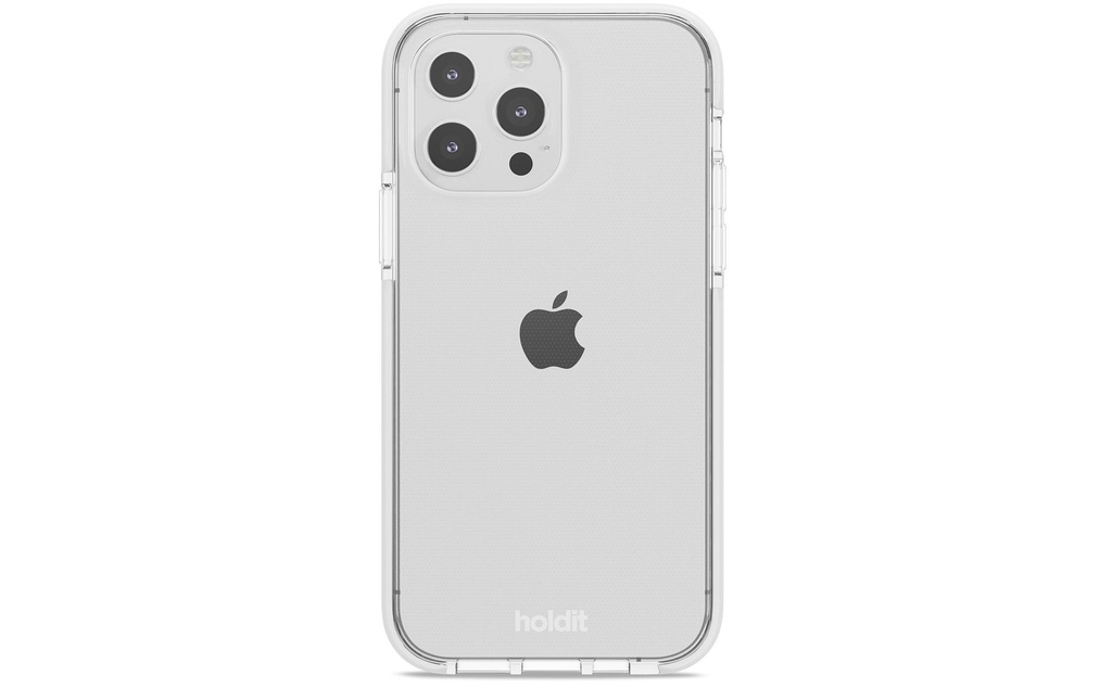 Holdit Coque arrière Seethru iPhone 13 Pro Max Blanc