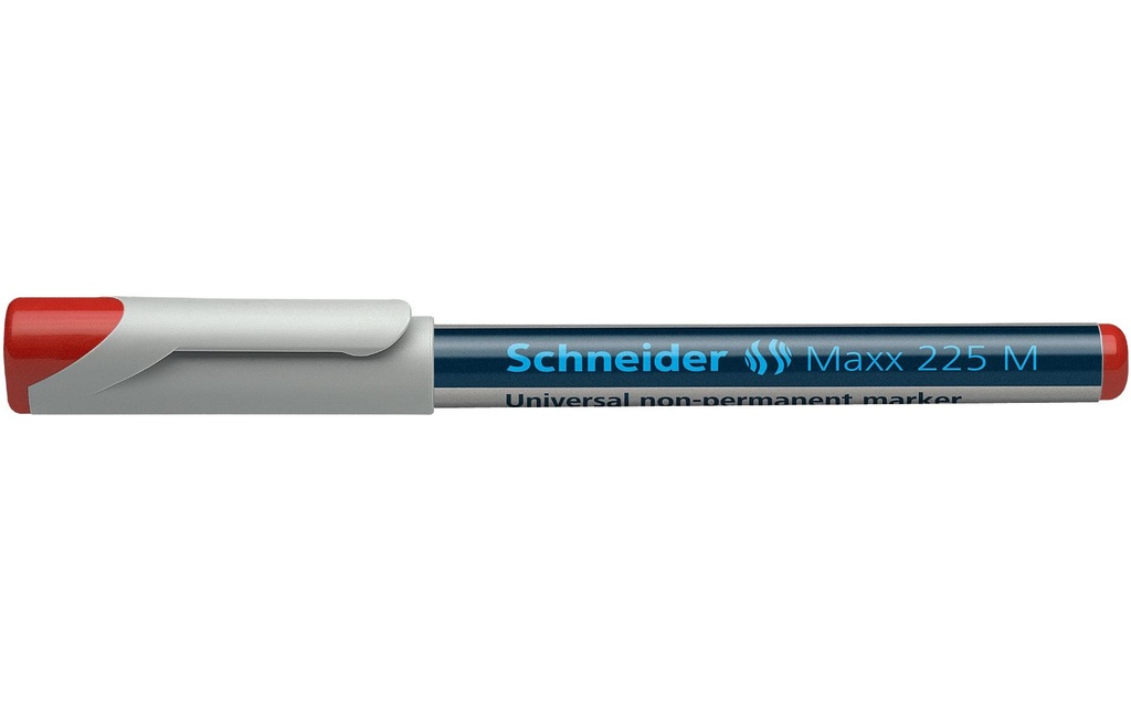 Schneider Stylo à feuilles OHP Maxx soluble dans l'eau Rouge, M