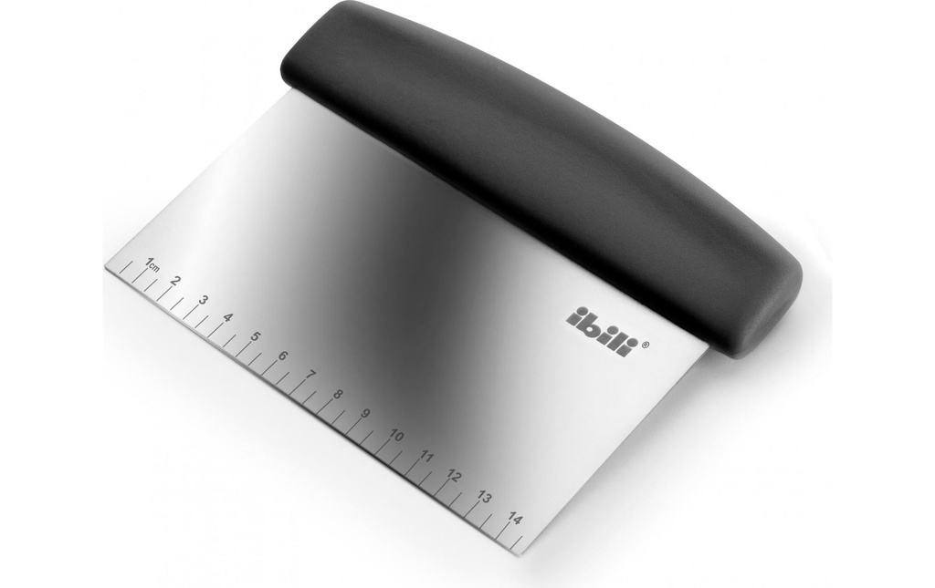 Ibili Coupe-pâte noir-poignée Ecoprof 16 x 12.5 cm Noir