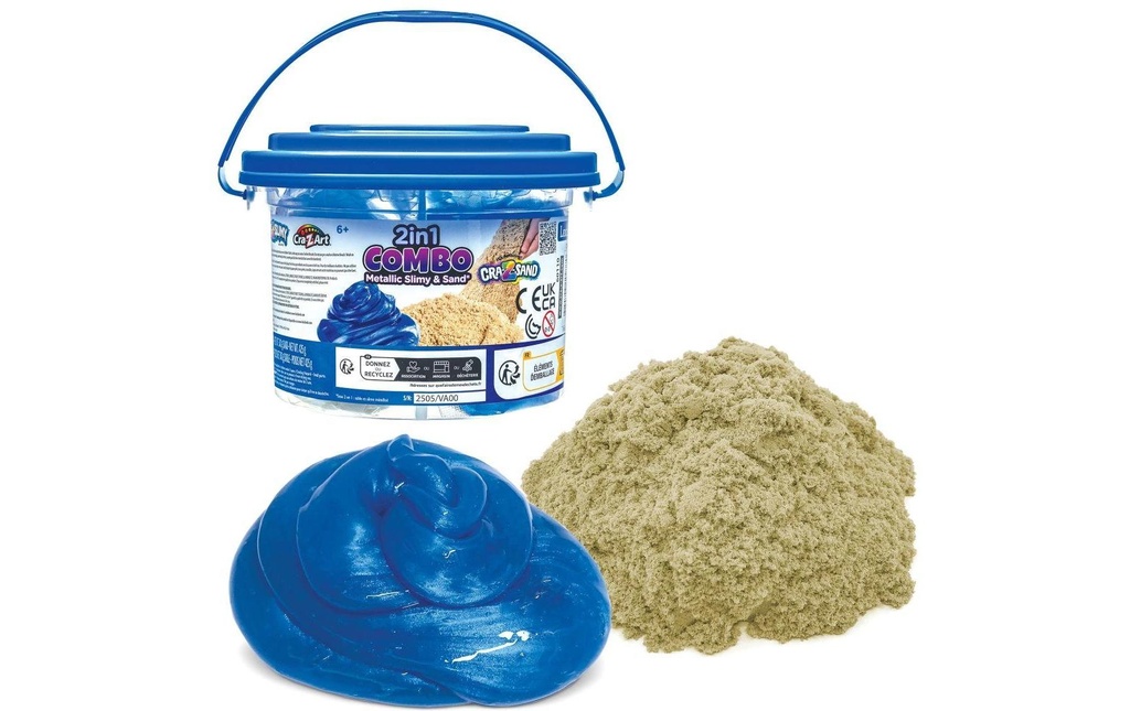 Cra-Z-Art Set créatif Cra-Z-Slimy Combo Seau 2in1 Bleu