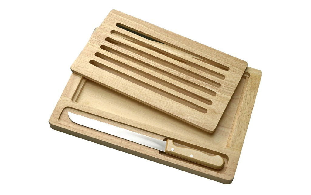 Heidi Cheese Line Planche à pain Hevea 27 cm x 38 cm, brun clair
