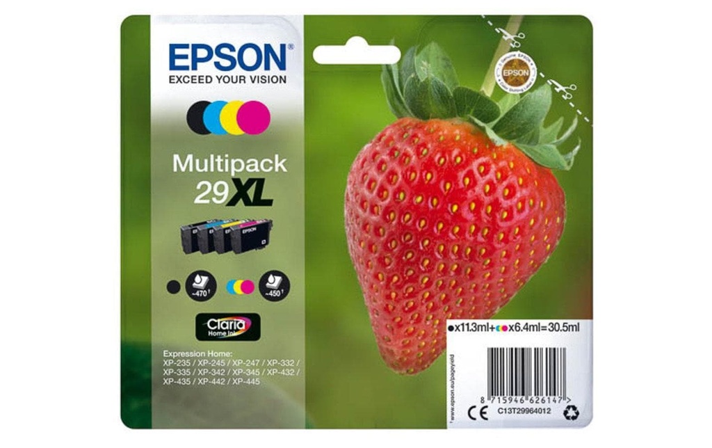 [770290105] EPSON Epson Multipack 29XL C/M/Y/BK