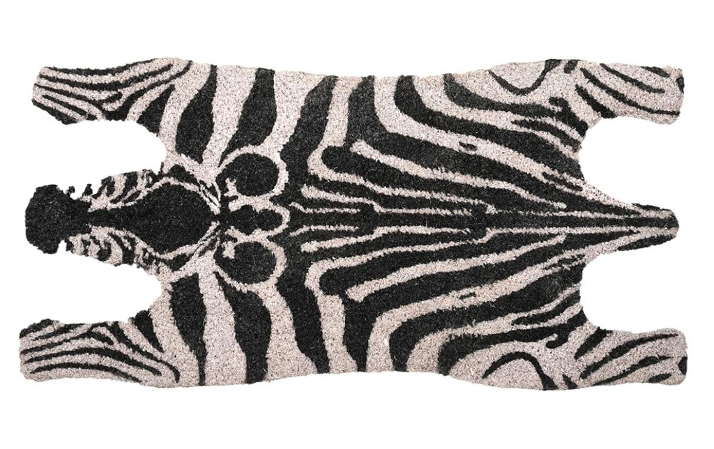 Esschert Design Tapis de sol Zebra 38 cm x 75 cm