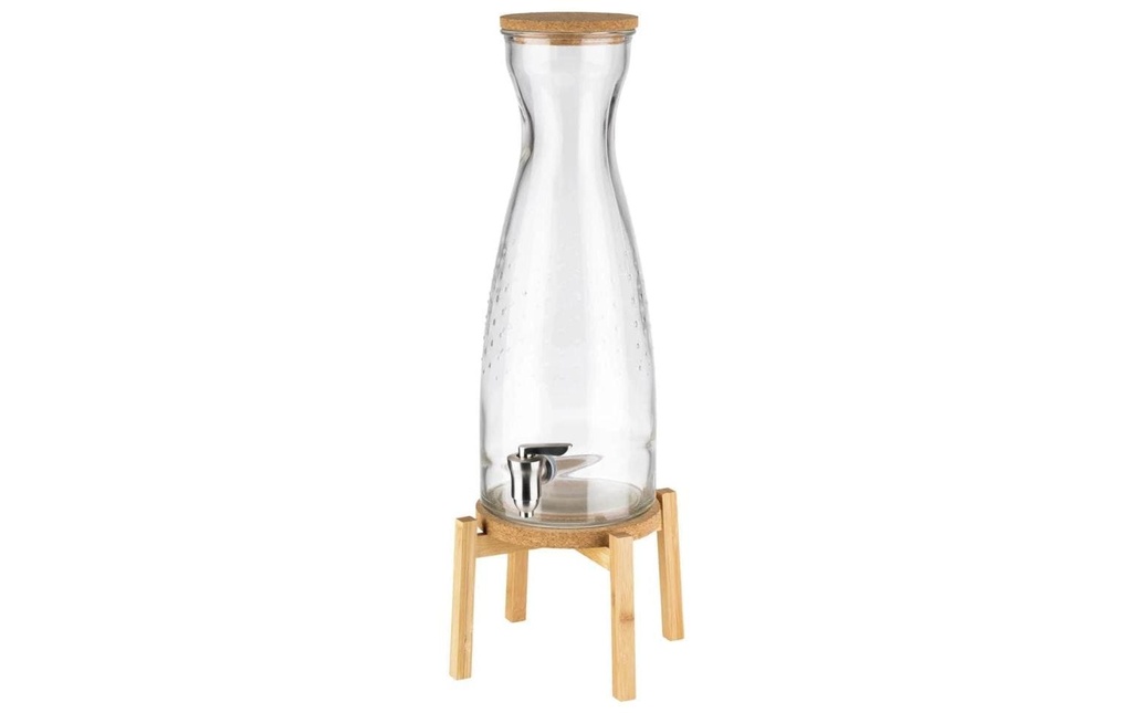 APS Distributeur à boissons Fresh Wood 4.5 litres, Transparent