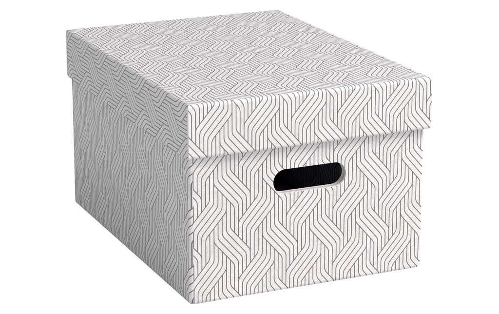 VON Boîte d’archivage Medium 15 l, 3 pièces, Blanc
