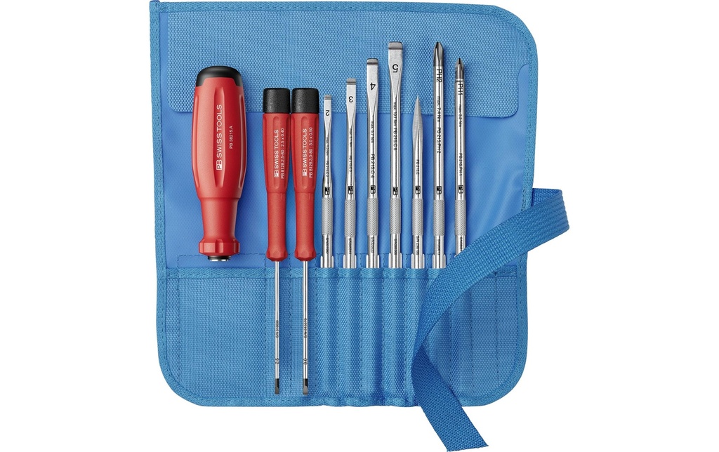 PB Swiss Tools Jeu de tournevis SwissGrip Evo 38218.TU Turquoise