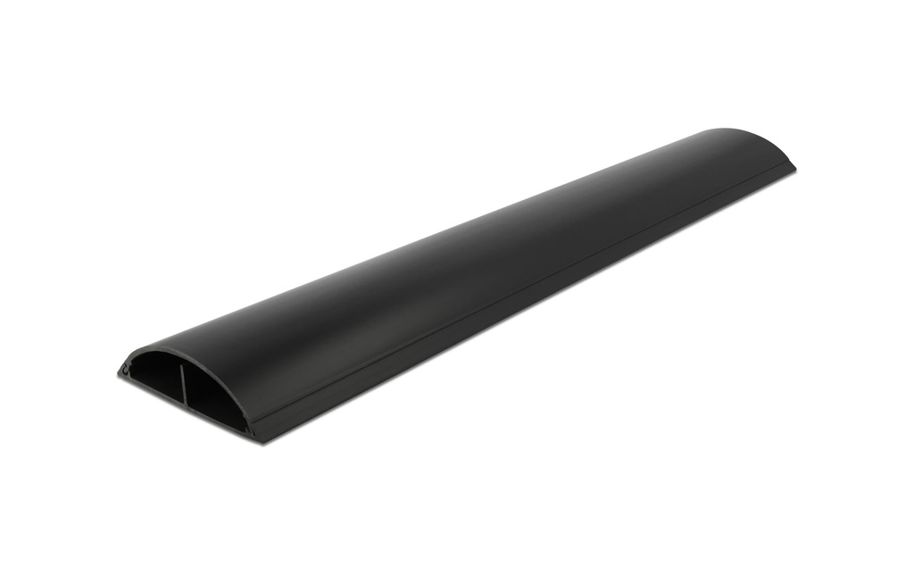 Delock Goulotte autocollant 1 m x 89 mm Noir