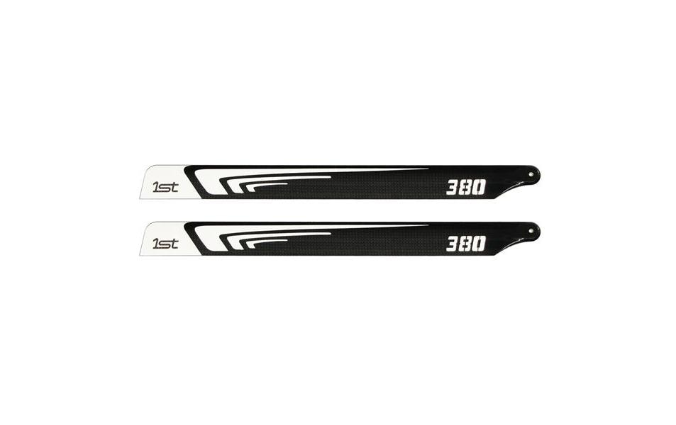 1st Pales de rotor principal Carbon 380 mm FBL 2 pièces