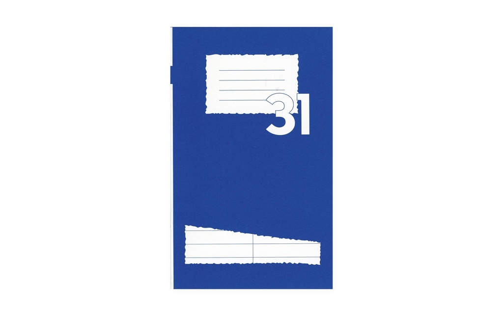 office focus Cahier d'école 14 x 20 cm, À lignes, Bleu, 10 Pièce/s