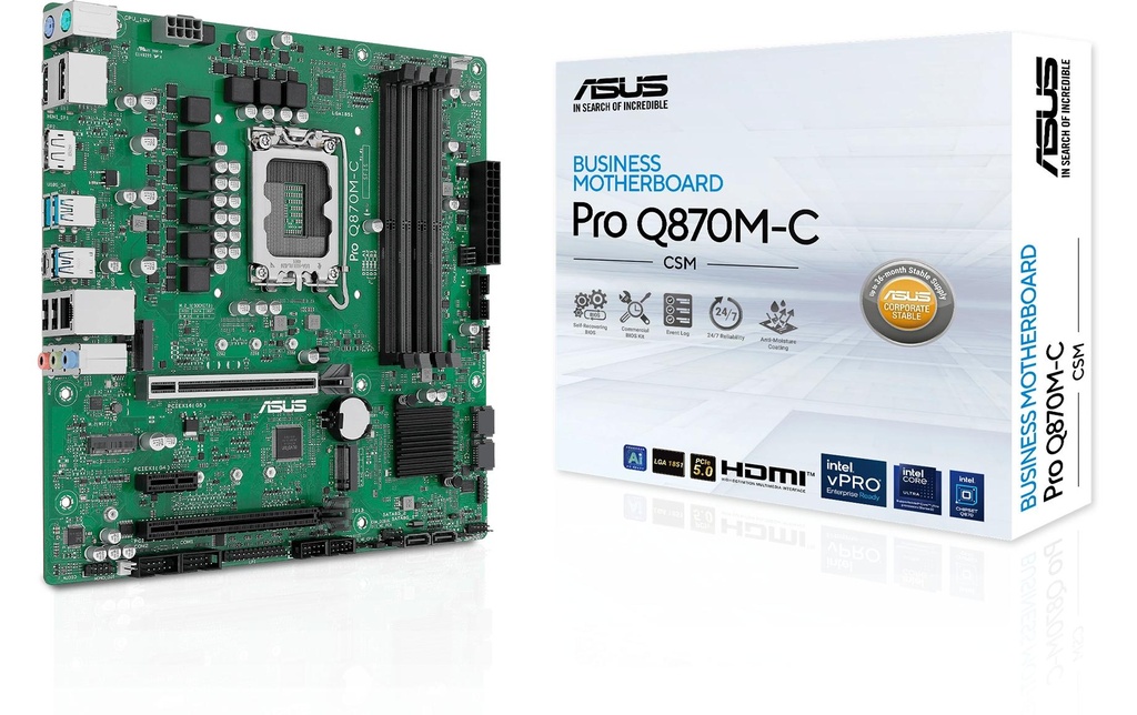 ASUS Carte mère PRO Q870M-C-CSM