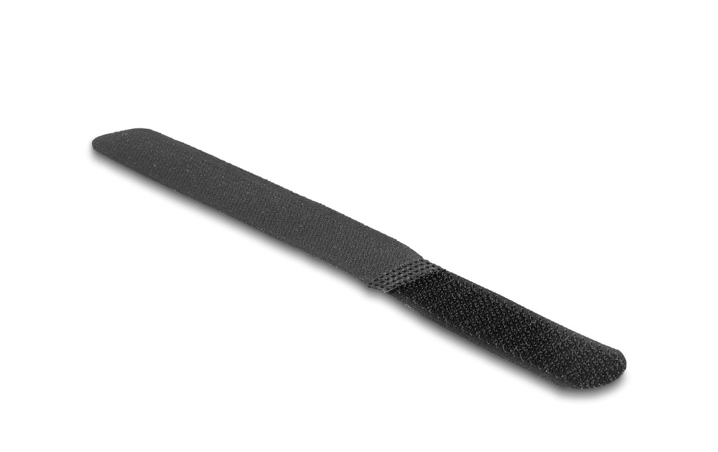 Delock Serre-câble auto-agrippant Noir 180 mm x 20 mm, 10 pièces
