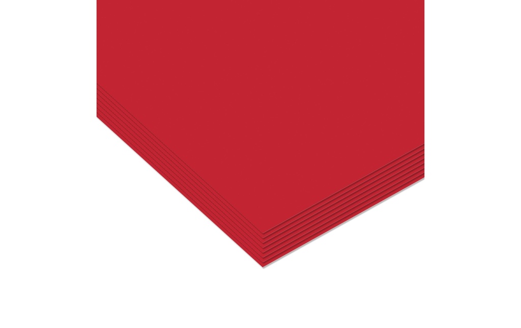 URSUS Papier transparent 70 x 100 cm 25 feuilles, rouge foncé