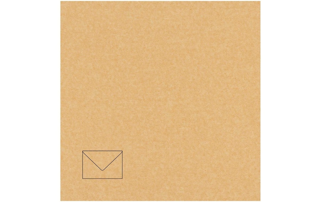 Rico Design Paper Poetry Essentials Enveloppe C6 Or, 50 pièces