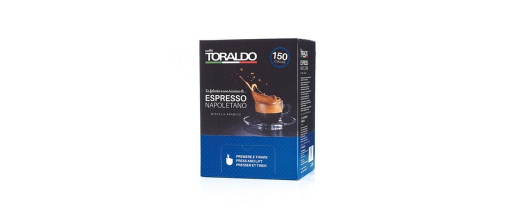 Caffè Toraldo E.S.E. Pads Miscela Arabica 150 Pièce/s
