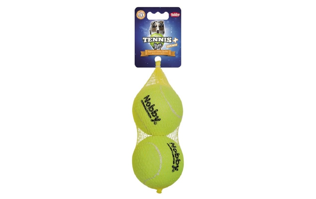 Nobby Jouet pour chien Balle de tennis, Jaune