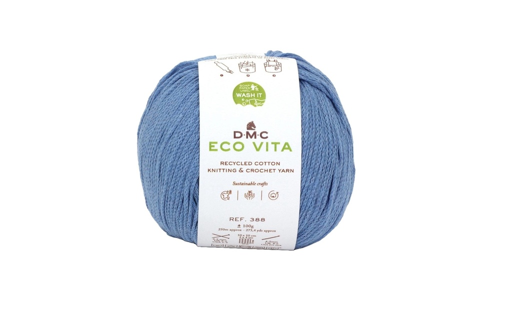 DMC Laine Eco Vita 100 g, Bleu clair
