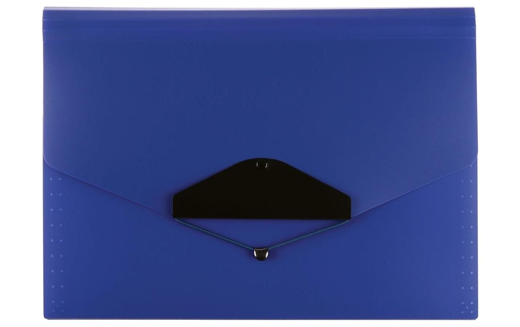 Büroline Classeur à soufflet A4 12 pièces, Bleu