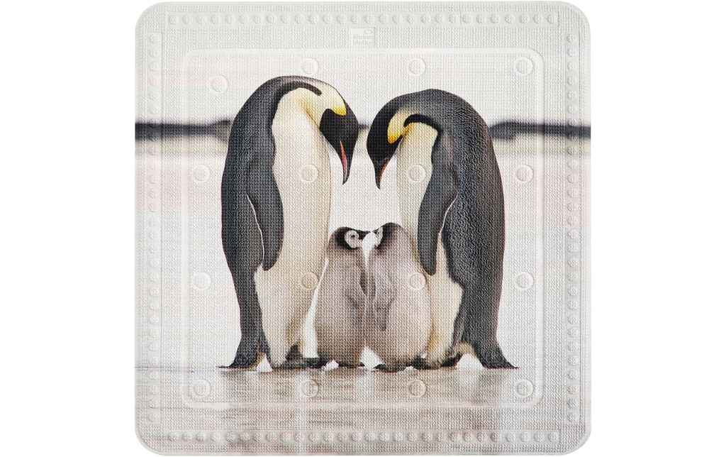 Kleine Wolke Tapis de douche Jackson Pinguin Noir/Blanc
