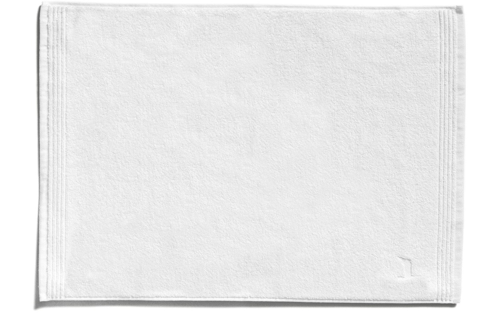 Möve Tapis de bain Superwuschel 50 x 70 cm, Blanc