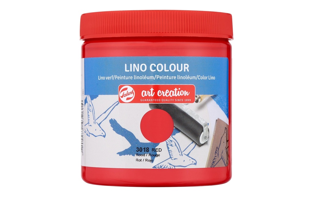 Talens Encre pour linogravure 250 ml, Rouge