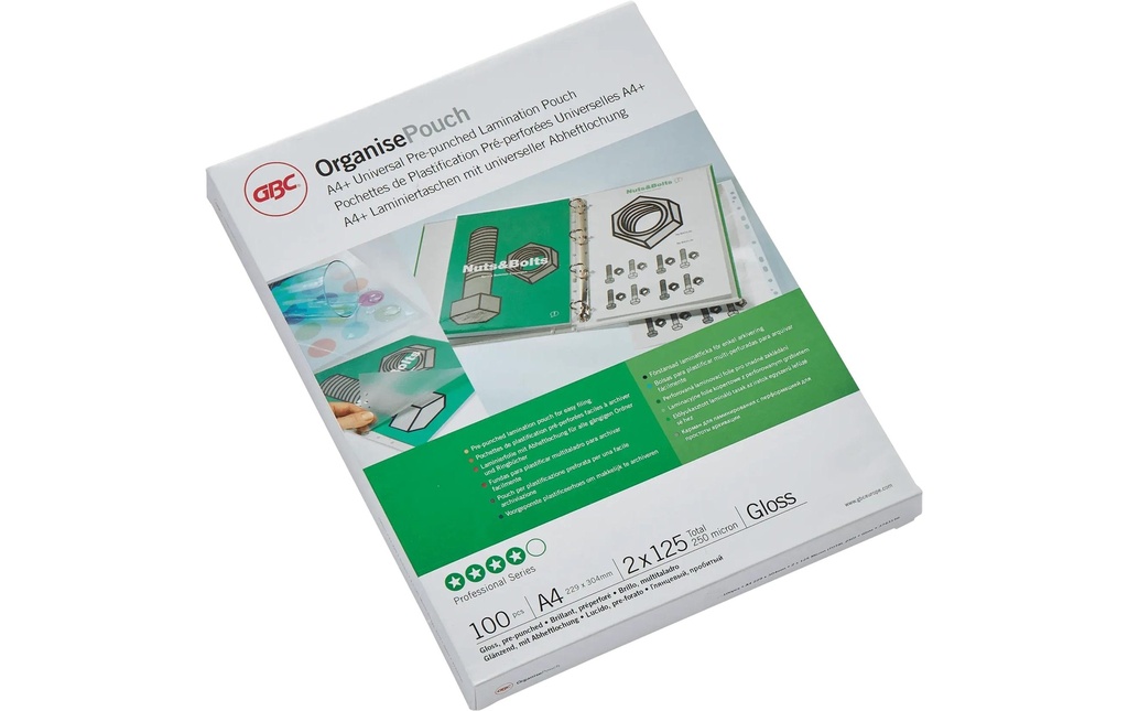 GBC Film laminé avec perforation de limage