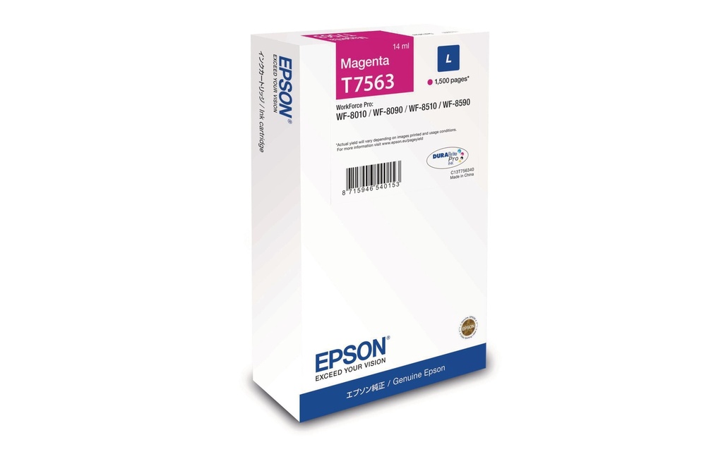 Epson Encre C13T756340 Magenta