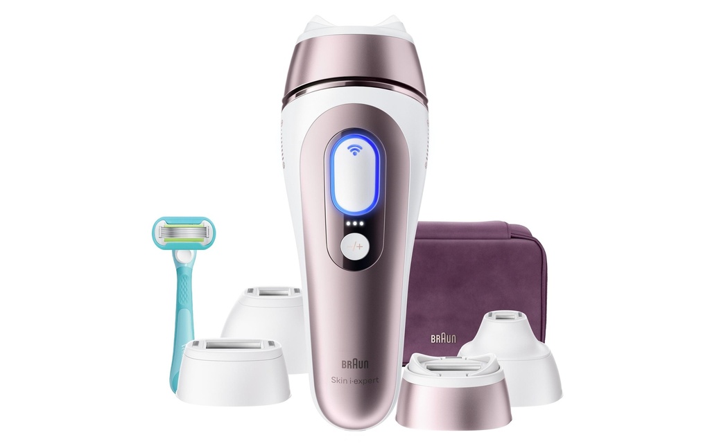 Braun Épilateur à la lumière pulsée Skin i-expert Pro PL7431 avec 4 embouts