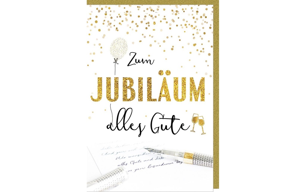 Braun + Company Carte de félicitations Anniversaire 11.5 x 17 cm, enveloppe incluse