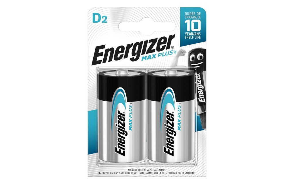 Energizer Pile Max Plus Mono D , 2 Pièce/s