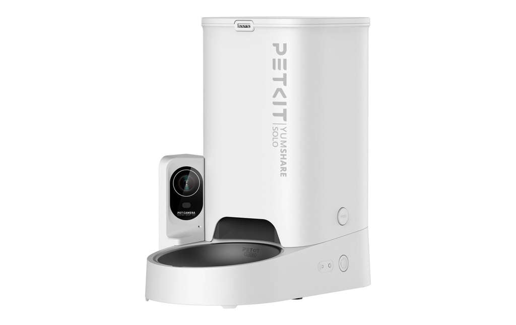 PETKIT Distributeur automatique de nourriture YumShare Solo, 3 l, Blanc