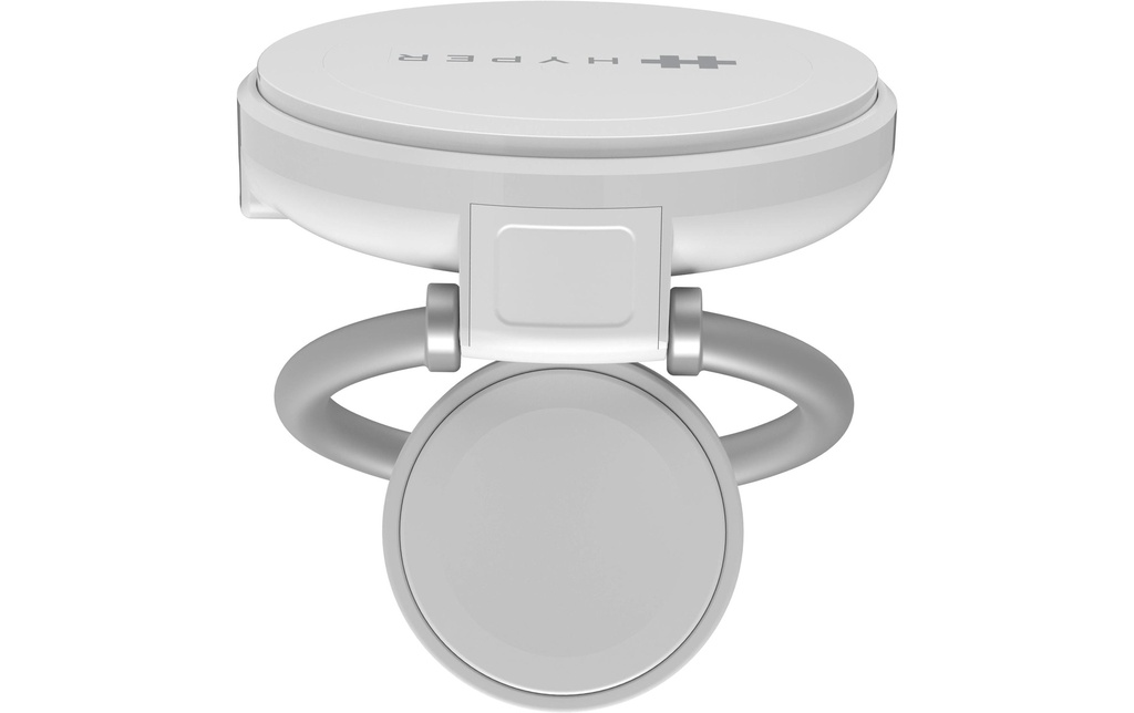 HYPER Chargeur sans fil Qi2 2 en 1, blanc